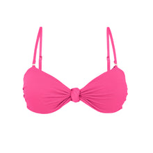 Laad de afbeelding in de Gallery-viewer, Product Front: Rio De Sol Top Top Mtx-Ultrapink Bandeau-Joy

