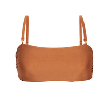 Laad de afbeelding in de Gallery-viewer, Product Front: Rio De Sol Top Top Nocciola Bandeau-Reto
