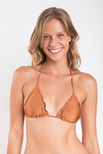 Laad de afbeelding in de Gallery-viewer, Gallery: Rio De Sol Top Top Nocciola Frufru
