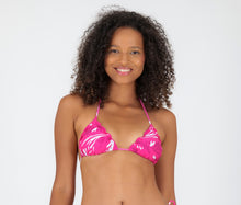 Laad de afbeelding in de Gallery-viewer, Gallery: Rio De Sol Top Top Pink-Palms Frufru
