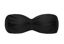 Laad de afbeelding in de Gallery-viewer, Product Front: Rio De Sol Top Top Preto Bandeau-Pli
