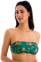 Laad de afbeelding in de Gallery-viewer, Gallery: Rio De Sol Top Top Roar-Green Bandeau-Reto
