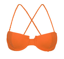 Laad de afbeelding in de Gallery-viewer, Product Front: Rio De Sol Top Top St-Tpz-Tangerina Balconet
