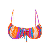 Laad de afbeelding in de Gallery-viewer, Product Front: Rio De Sol Top Top Stripes Balconet-Tie

