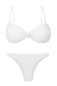 Setje Bora-Wit Bandeau-Joy Leblon