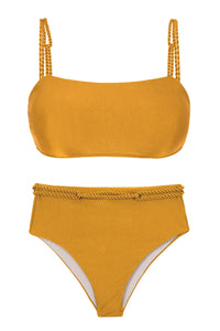 Setje Damasco Bandeau-Reto Hotpants