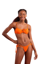 Laad de afbeelding in de Gallery-viewer, Set Stippen-Oranje Balconet-Stropdas Pipa
