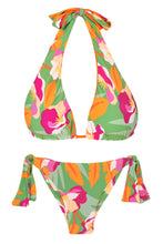 Laad de afbeelding in de Gallery-viewer, Set Green-Bloom Halster-Double Italy
