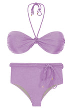 Laad de afbeelding in de Gallery-viewer, Set Shimmer-Harmonia Twist Belted-High-Waist
