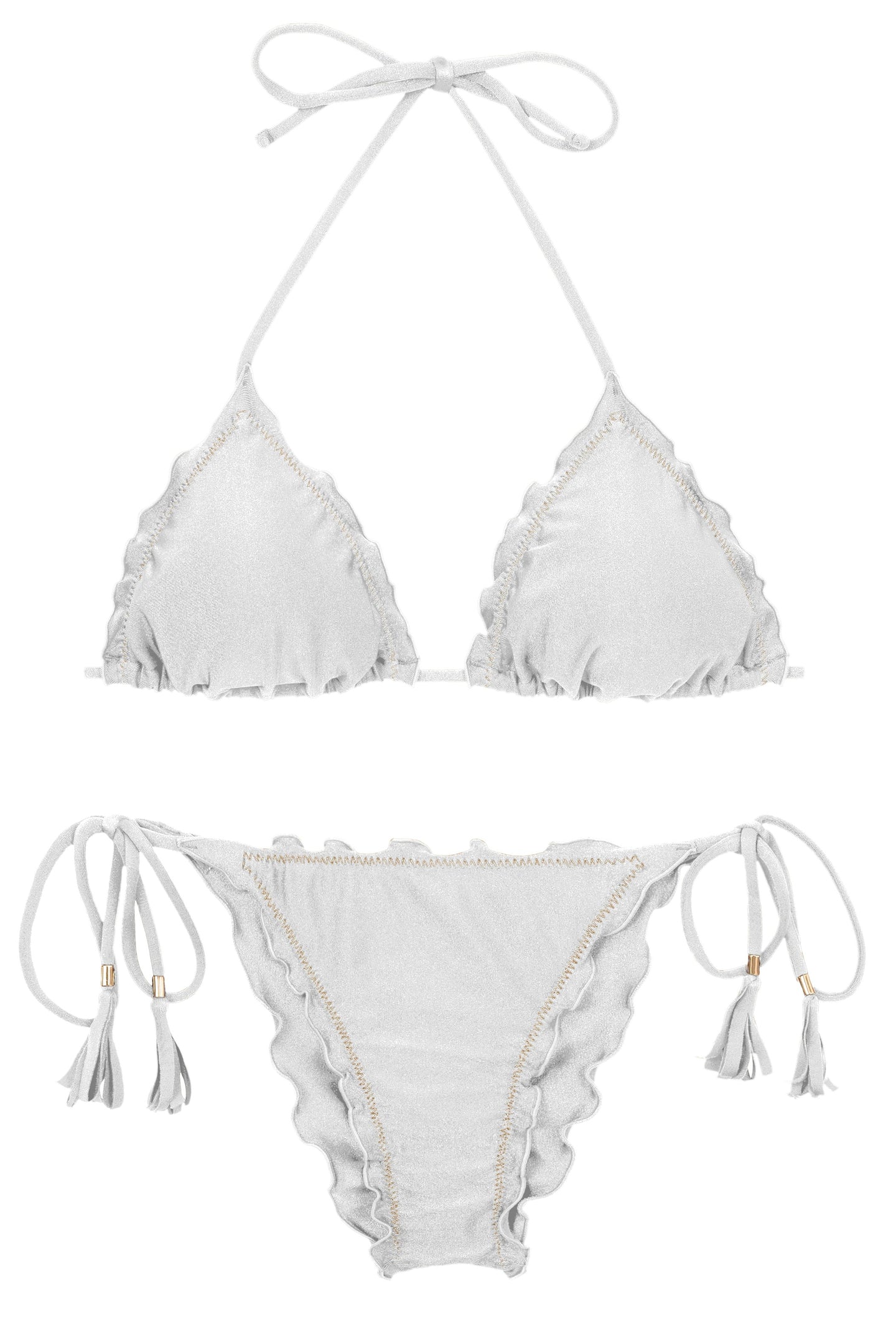 Stel Shimmer-Wit Frufru in