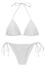 Laad de afbeelding in de Gallery-viewer, Set Shimmer-Wit Tri-Inv Cheeky-Tie
