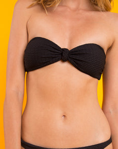 Top Bora-Zwarte Bandeau-Joy