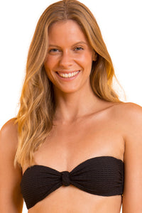 Top Bora-Zwarte Bandeau-Joy