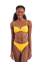Laad de afbeelding in de Gallery-viewer, Top Malibu-gele balconet
