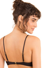 Laad de afbeelding in de Gallery-viewer, Top Shimmer-Zwarte Bandeau-Joy
