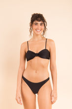 Laad de afbeelding in de Gallery-viewer, Top Shimmer-Zwarte Bandeau-Joy
