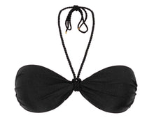 Laad de afbeelding in de Gallery-viewer, Top Shimmer-zwarte twist
