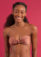 Laad de afbeelding in de Gallery-viewer, Top Shimmer-Copper Bandeau-Joy
