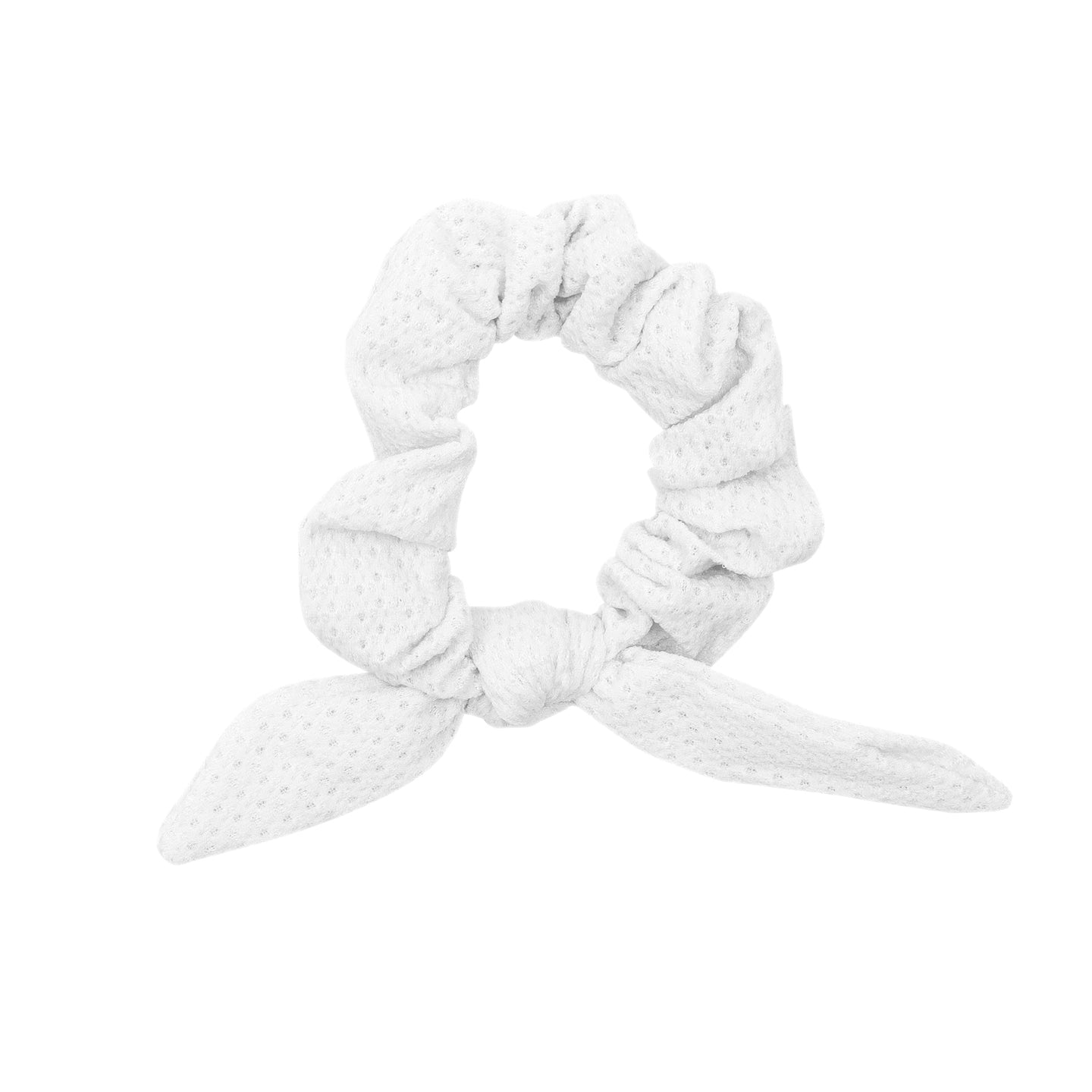 Bora-Witte Scrunchie