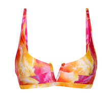 Laad de afbeelding in de Gallery-viewer, Top Tiedye-rode bh-V
